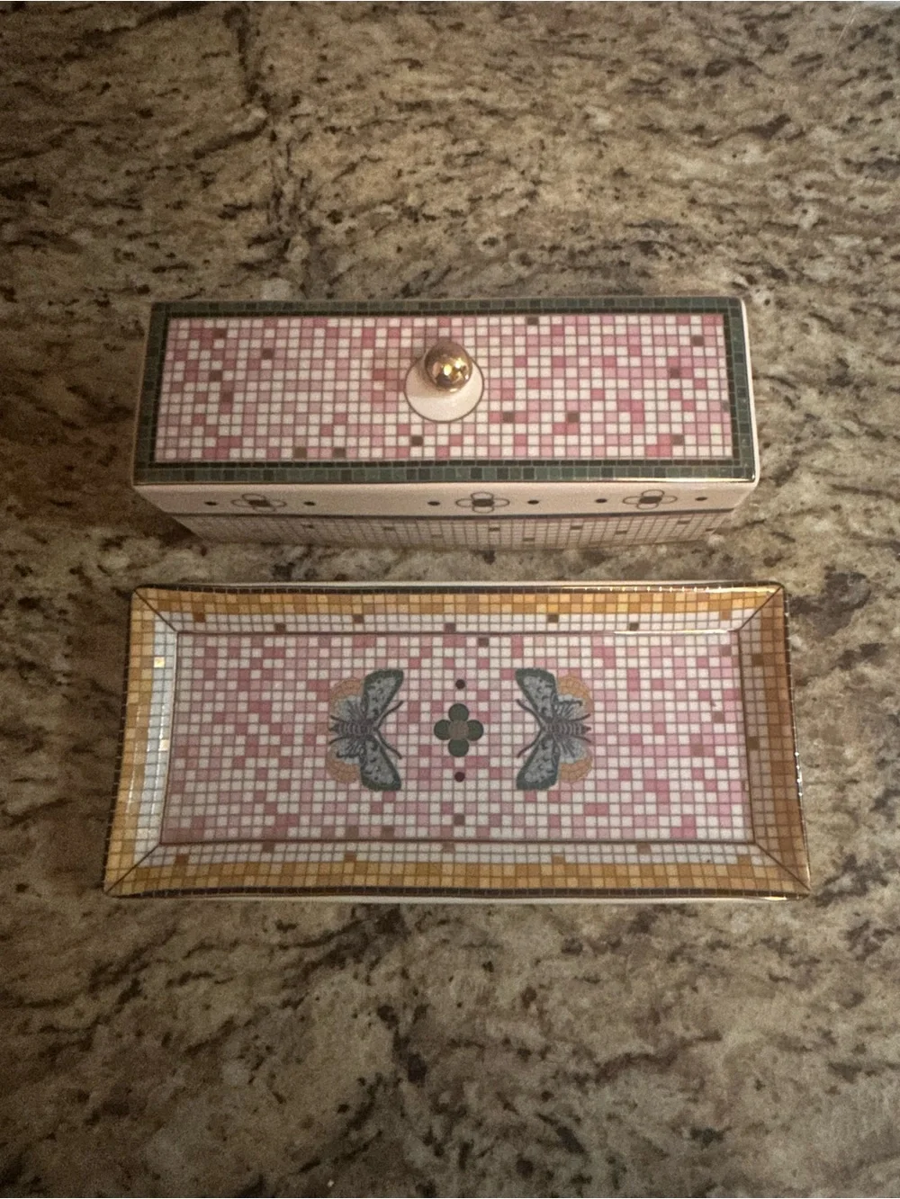 Anthropologie Garden Deco Butter Dish New